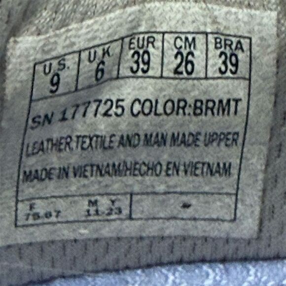 Skechers Women's Fury Retro Sneaker Brown Size 9 Air-Cooled Memory Foam - Picture 9 of 12